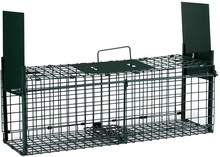 Jaula Trampa Plegable 2 Puertas 19x62x21 cm