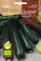 Semilla Ecologica Calabacin Black Beauty