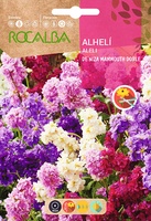 Semilla Alheli de Niza Mammouth Doble Variado