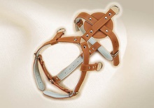 Arnes de Trabajo Cuero Sillero Acolchado 90x90x2,5