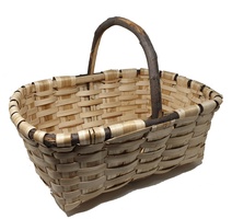 Cesta Madera Rectangular Artesanal N�4