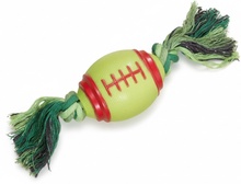 Mordedor Algodon 28cm+pelota Caucho 8cm