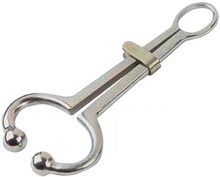 Nariguera Niquelada con Pasado 19 Cms