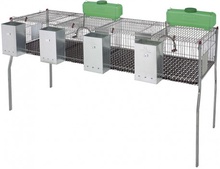 Jaula Conejos Penta 4 Suelo Plastico 4 Departamentos