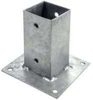 Anclaje Poste Cuadrado Madera 7x7