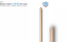 Mango Escoba Barrendero 1.20 x 28 s/rosca