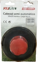 Cabezal Desbrozadora Semi-automatico Rojo 10x125 Hembra. Carga Rapida