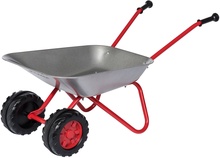 Carretilla Metalica Gris y Roja Dos Ruedas Juguete Rolly Toys