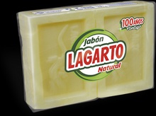 Pastilla Jabon Lagarto Natural 2x150 gr