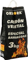 Carbon Vegetal Especial Barbacoa Bolsa 3 kg.