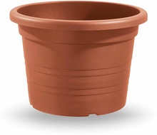 Maceta Cilindro Plastico Terracota 30cm