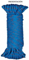 Cuerda Poli�ster / Trenzado Color Azul Fluor 3mm 20 metros