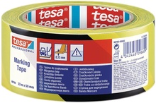 Cinta Se�alizacion Tesa Negra Amarilla 50mm 33 Metros