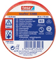 Cinta Aislante Tesa Roja 19 mm 20 Metros