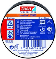 Cinta Aislante Tesa Negra 25 mm 25 Metros 