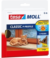 Burlete Tesamoll Caucho Perfil P Marron 9mm 6 Metros