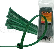 Brida Nylon Orework Verde 2,5x100mm 100u