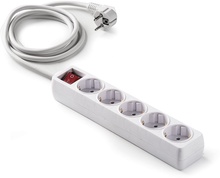 Base Multiple Regleta con Interruptor 5 Tomas T/t 1,5 m