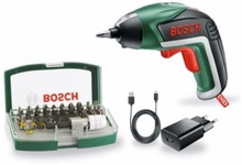 Atornillador Bosch Bateria Ixo V Basico + Set Puntas