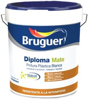 Pintura Plastica Diploma Blanco Antimoho Mate Bruguer 4l