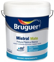 Pintura Plastica Mistral Bruguer 10 l