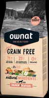Pienso Perros Ownat Just Grain Free Salmon y Marisco 3 kg