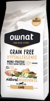 Pienso Perros Ownat Grain Free Hypoallergenic Cordero 3 kg