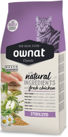 Pienso Gatos Ownat Classic Sterilized 4 kg