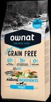 Pienso Perros Ownat Just Grain Free Adult Trucha 14 kg