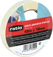 Cinta Adhesiva Krepp Liso 18mmx45m