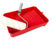 Kit de Pintura Cubeta + Rodillo Hilo Verde 18 cm