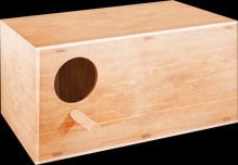 Nido Agapornis de Madera Horizontal