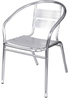 Silla Terraza aluminio con Brazos Apilable