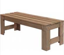 Banco  Mesa de Centro de Madera Premium 140x45x45 cm
