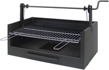 Cajon Barbacoa con Elevador y Parrilla Cincada 73x40x50 Cms.