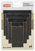 Espatula Carrocero acero  4 Piezas Ratio