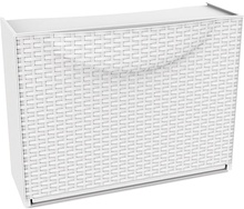 Zapatero Resina Modular Rattan Bco 1t.