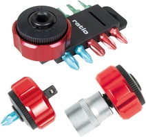 Puntas Atornillado+carraca Jgo.11 Ratio