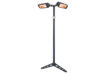 Estufa Exterior Halogena Pie Eiffel 2x1,5kw Ipx5