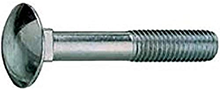 Tornillo Carretillo M8 x 57 mm con Tuerca Galva.