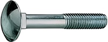 Tornillo Carretillo M8 x 20 mm con Tuerca Cinc