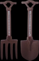 Termometro Jardin de Horquilla y Pala