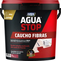 Aguastop Caucho Fibras Rojo 5 Kg