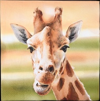 Servilletas de Papel Jirafa 33x33cm