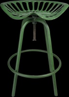 Taburete Dise�o Tractor Verde Acero