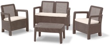 Conjunto jardin Keter Tarifa Lounge Marron