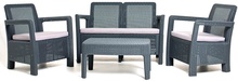Conjunto jardin Keter Tarifa Lounge gris