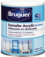 Esmalte Acr�lico Brillante Blanco Permanente Bruguer 750ml