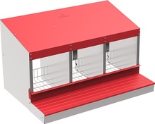 Ponedero Aves 3 Departamentos Suelo Alambre