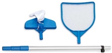 Kit Piscinas Recogehojas + Limpiafondos + Pertiga